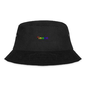 Gift Idea Gendering Rainbow Colors queer - Bucket Hat - black - Front - Lela (165cm)