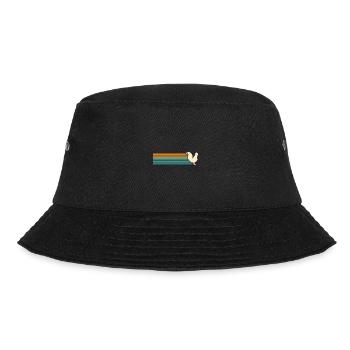 Chicken Rooster - Bucket Hat - black - Front - Lela (165cm)