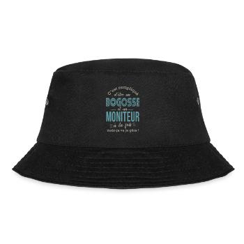 moniteur métier moniteur cadeau homme bogosse - Bob - noir - Devant - Lela (165cm)