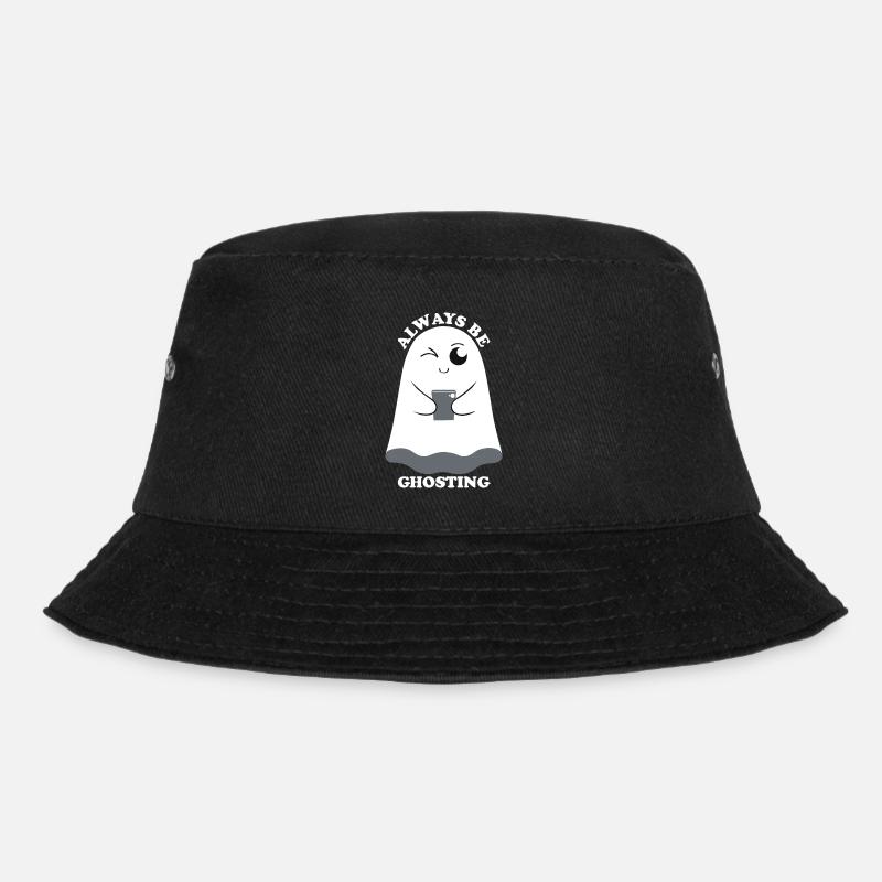 Boo Ghosting Funny - Bucket Hat - black