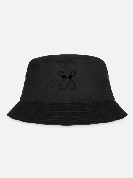 bowling kegeln kegel - Bucket Hat - Schwarz