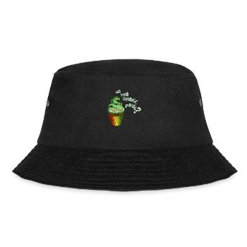 Do you smoke, Paul? - Bucket Hat - Schwarz - Vorne - Lela (165cm)