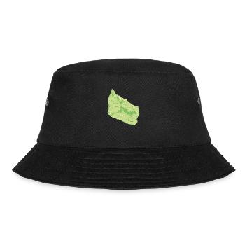 Bornholmer Karte - Bucket Hat - Schwarz - Vorne - Lela (165cm)