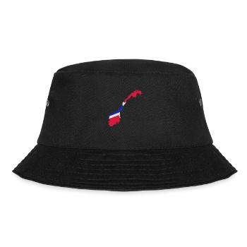 Norwegen - Bucket Hat - Schwarz - Vorne - Lela (165cm)