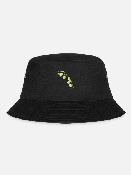 Maiglöckchen Frühling - Bucket Hat - Schwarz
