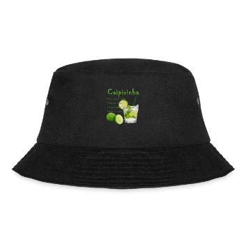 Cocktail Caipirinha - Bucket Hat - Schwarz - Vorne - Lela (165cm)