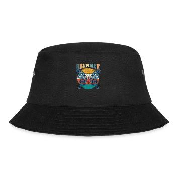 Schmetterling Blume blumig Sprüche Spruch Blumen - Bucket Hat - Schwarz - Vorne - Lela (165cm)