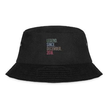 Legend Since December 2016 - Bucket Hat - black - Front - Lela (165cm)