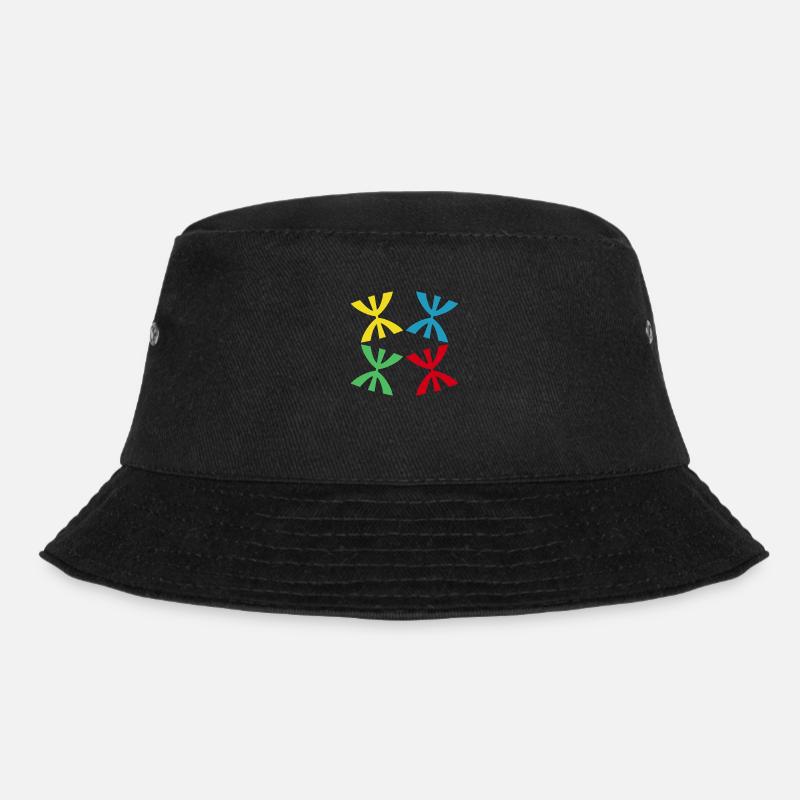 Le carré AMAZIGH - Bob - noir
