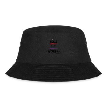 Rule the World - Bucket Hat - Schwarz - Vorne - Lela (165cm)