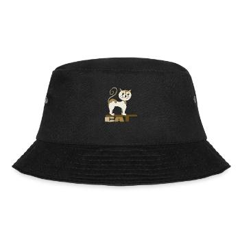 Cat - Bucket Hat - black - Front - Lela (165cm)