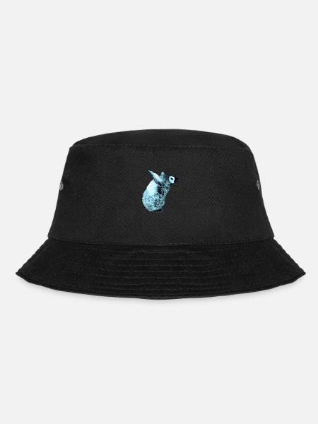 bébé pingouin bleu en pleurs - Bob - noir