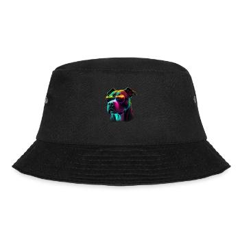 American Staffordshire Terrier Dogs American - Bucket Hat - black - Front - Lela (165cm)