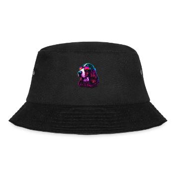Basset Hound Dogs Basset Hounds - Bucket Hat - black - Front - Lela (165cm)