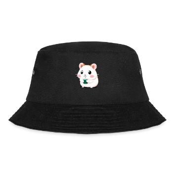 Cute Cartoon Hamster Love Pet 3 - Bucket Hat - black - Front - Lela (165cm)