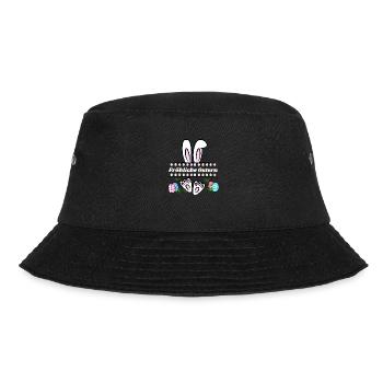 Fröhliche Ostern - Bucket Hat - Schwarz - Vorne - Lela (165cm)