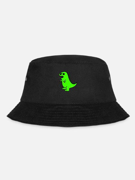 cool dino - Lystfisker-bøllehat - sort