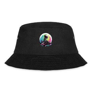 Ali der Außerirdische - Bucket Hat - Schwarz - Vorne - Lela (165cm)