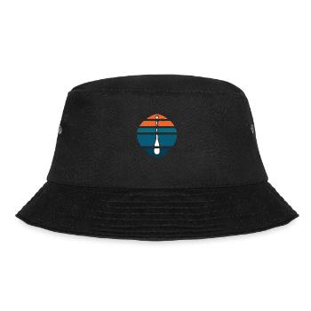 Paddel Logo Sonnenuntergang - Bucket Hat - Schwarz - Vorne - Lela (165cm)
