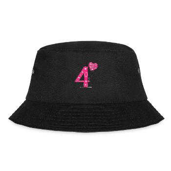 4 Birthday Happy Birthday - Bucket Hat - black - Front - Lela (165cm)