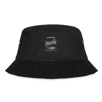telescope quote birthday conspiracy christmas - Bucket Hat - Schwarz - Vorne - Lela (165cm)