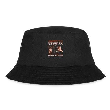 Army War Military Uniform Force Soldier Camouflage - Bucket Hat - black - Front - Lela (165cm)