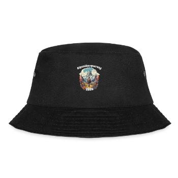 Wandern in den Bergen Alpen überqueren Hobby/Ziel - Bucket Hat - Schwarz - Vorne - Lela (165cm)