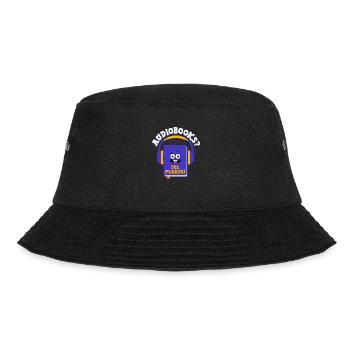 Earpiece Escape: Conversations with Audiobooks - Bucket Hat - Schwarz - Vorne - Lela (165cm)