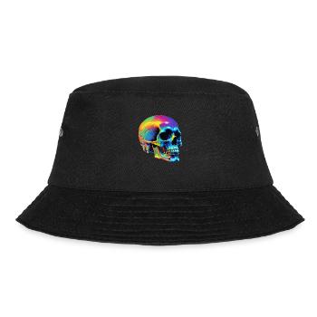 Skull - Bucket Hat - Schwarz - Vorne - Lela (165cm)