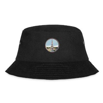 Eiffelturm - Bucket Hat - Schwarz - Vorne - Lela (165cm)
