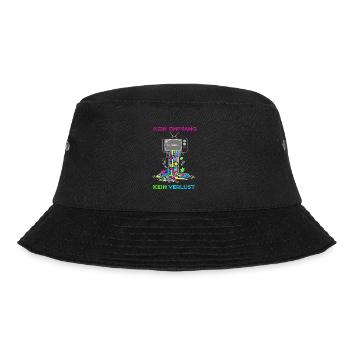 German TV - No reception, no loss - Bucket Hat - black - Front - Lela (165cm)
