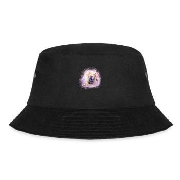Catalburun, hund, graffiti,beige,malerei,boxer - Bucket Hat - Schwarz - Vorne - Lela (165cm)