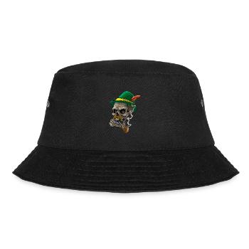 Lausbua Lausbub Lederhosen Trachten - Bucket Hat - black - Front - Lela (165cm)