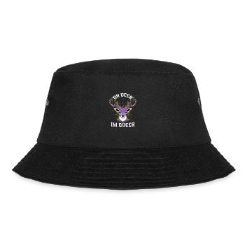 Oh Deer at Queer Nonbinary Pride - Bucket Hat - black - Front - Lela (165cm)