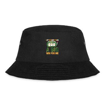 Let's Make This A Big Win For Me - Bucket Hat - Schwarz - Vorne - Lela (165cm)