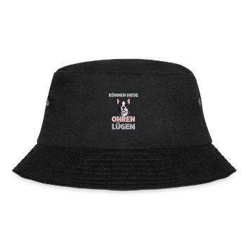 Können Diese Ohren Lügen? - Bucket Hat - Schwarz - Vorne - Lela (165cm)
