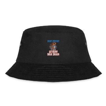 Sommerstil Nicht Perfekt Aber Verdammt Nah Dran - Bucket Hat - Schwarz - Vorne - Lela (165cm)