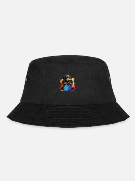 Dackel Hund für einen Hundebesitzer Dackel - Bucket Hat - Schwarz