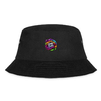 Frohe Ostern Bunte Eierjagd Osterkorb für Kinder - Bucket Hat - Schwarz - Vorne - Lela (165cm)