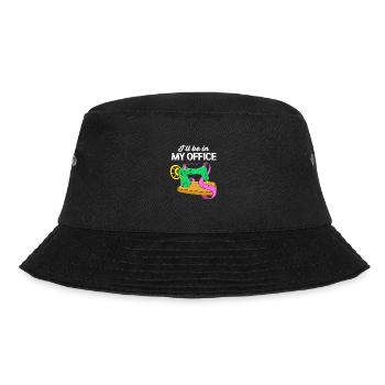 Sewing Machine Seamstress - Bucket Hat - black - Front - Lela (165cm)