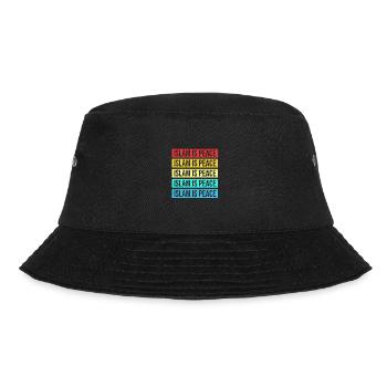 Muslim Islam ist Frieden - Bucket Hat - Schwarz - Vorne - Lela (165cm)
