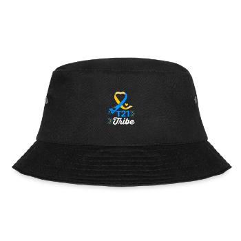 Down Syndrom - Bucket Hat - Schwarz - Vorne - Lela (165cm)