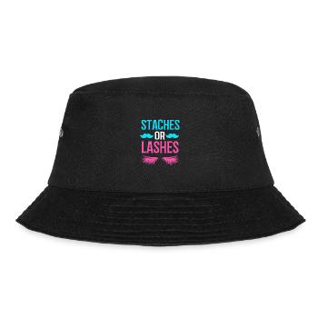 Gender Reveal Babyshower - Bucket Hat - Schwarz - Vorne - Lela (165cm)