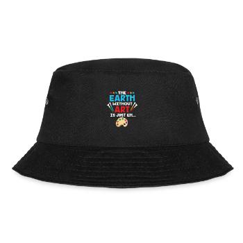 Maler - Bucket Hat - Schwarz - Vorne - Lela (165cm)