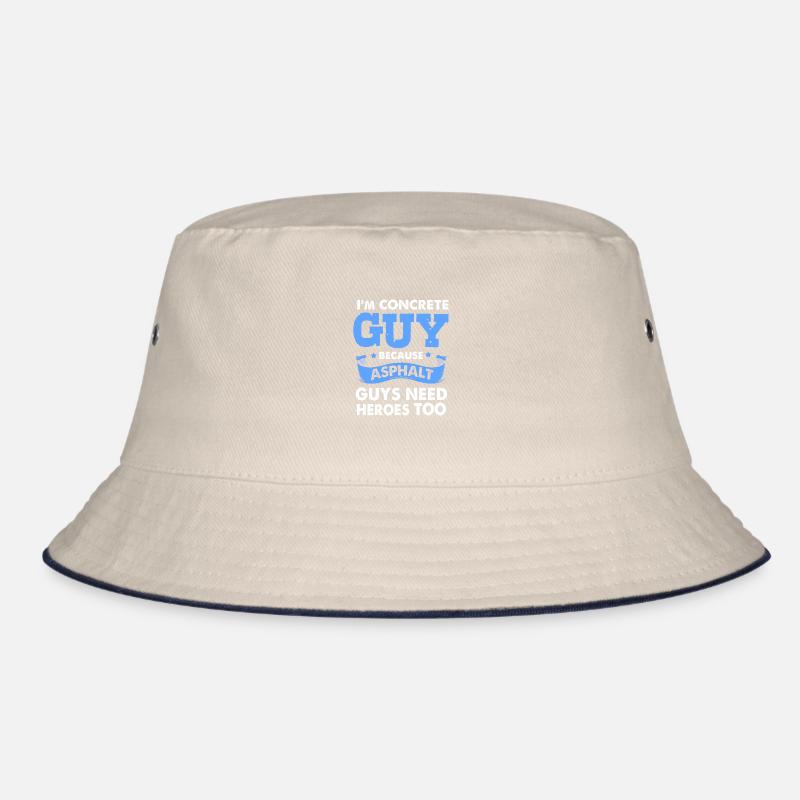 Construction Worker Construction Site Concrete Bucket Hat