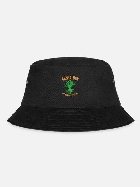 Stammbaum Genealogie - Bucket Hat - Schwarz