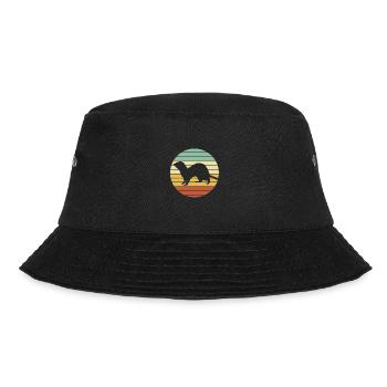 Frettchen - Bucket Hat - Schwarz - Vorne - Lela (165cm)