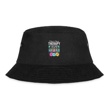 Maui Hawaii Hawaiian - Bucket Hat - Schwarz - Vorne - Lela (165cm)
