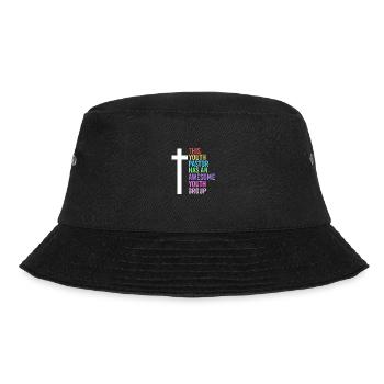 Youth pastor - Bucket Hat - black - Front - Lela (165cm)