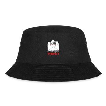 Postbote - Bucket Hat - Schwarz - Vorne - Lela (165cm)